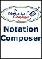 Notation Composer Arrange and compose music· Quickly arrange and prepare music for your own practice, for your choir or instrumental group · Compose your own music from scratch · Enter notes using your mouse, computer keyboard, or by recording live from a MIDI instrument · Drop music symbols on the score, and let Composer take care of the details of music engraving and formatting · Easily and fully edit both the notation and playback sound (MIDI) of music scores. * MusicXML *